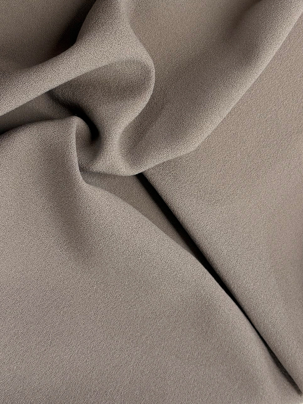 Crêpe de laine italien Vison - P640