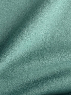 Crêpe de laine italien vert brumeux - P640