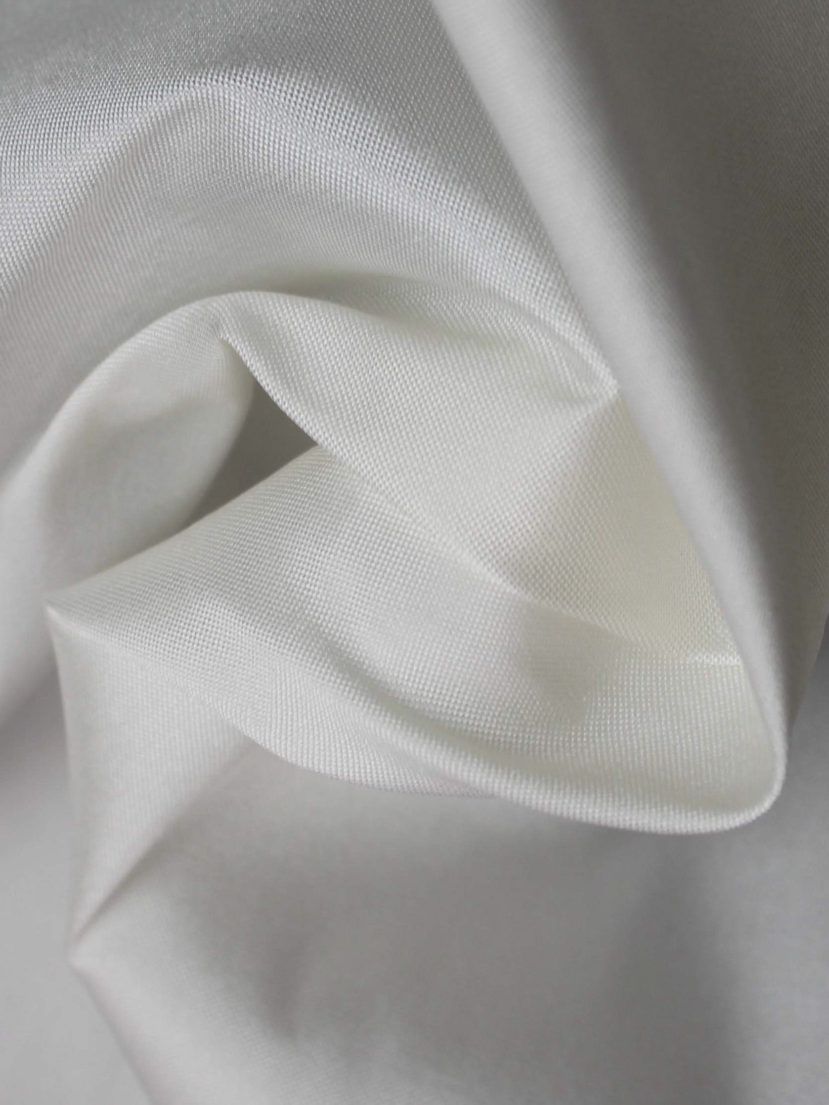 Taffetas polyester ivoire pâle - P75