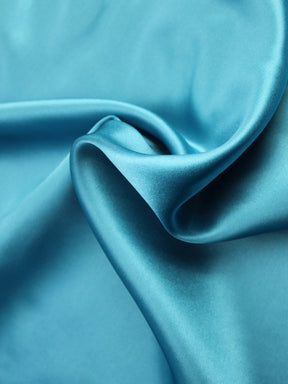 Satin de soie sarcelle - P761