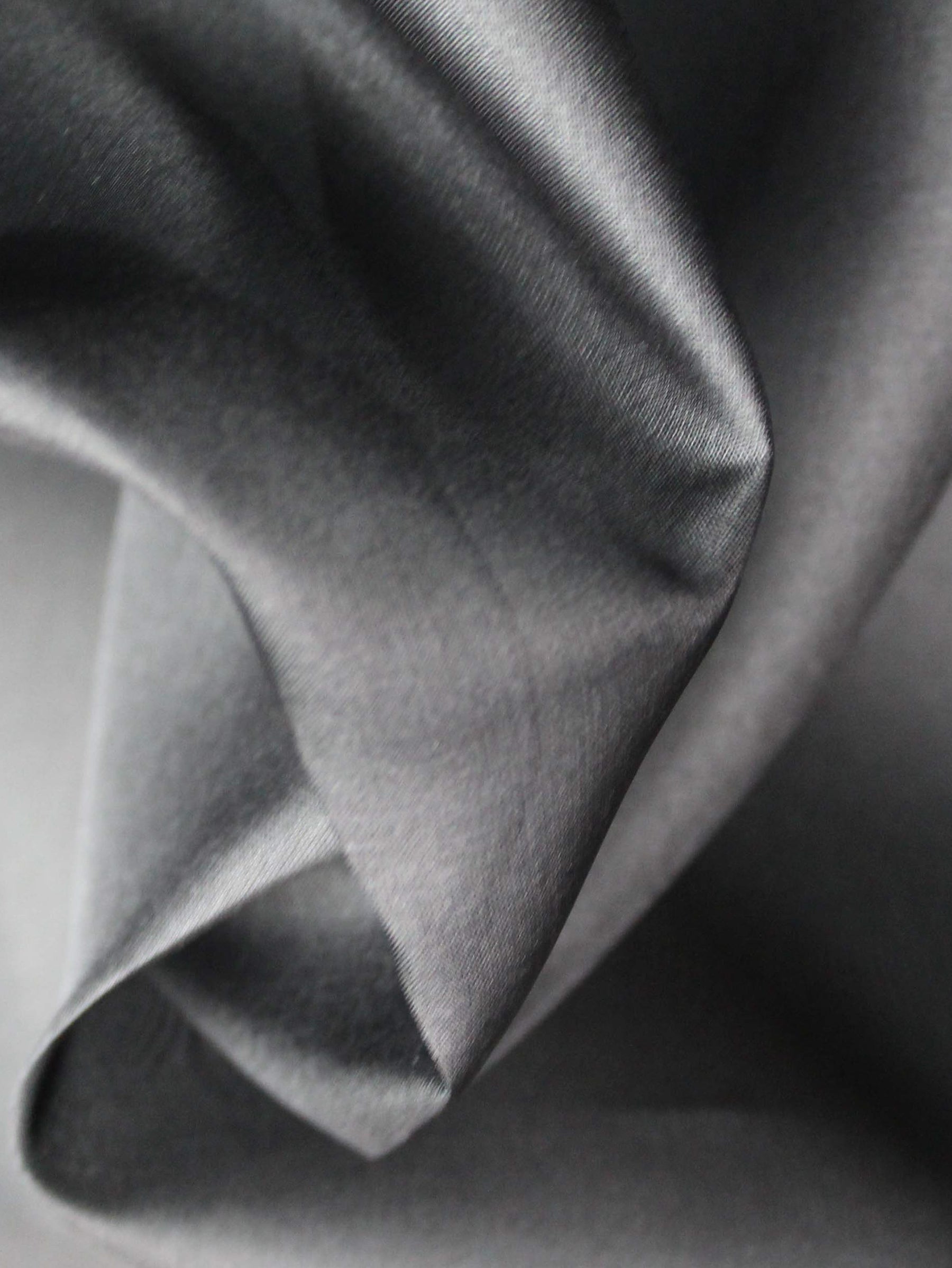 Organza de soie noire - P769