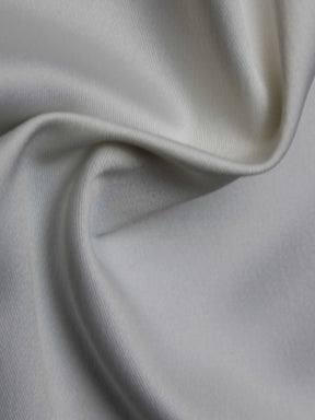 Ivory Polyester Lycra Duchess Satin - P83