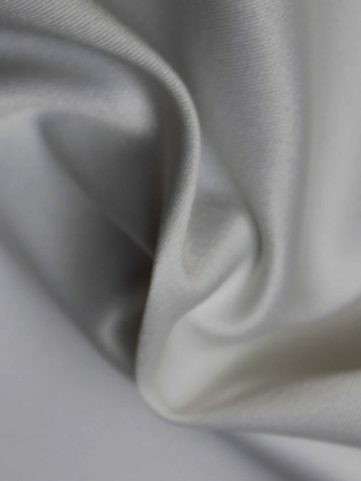 Pale Ivory Polyester Lycra Duchess Satin - P83