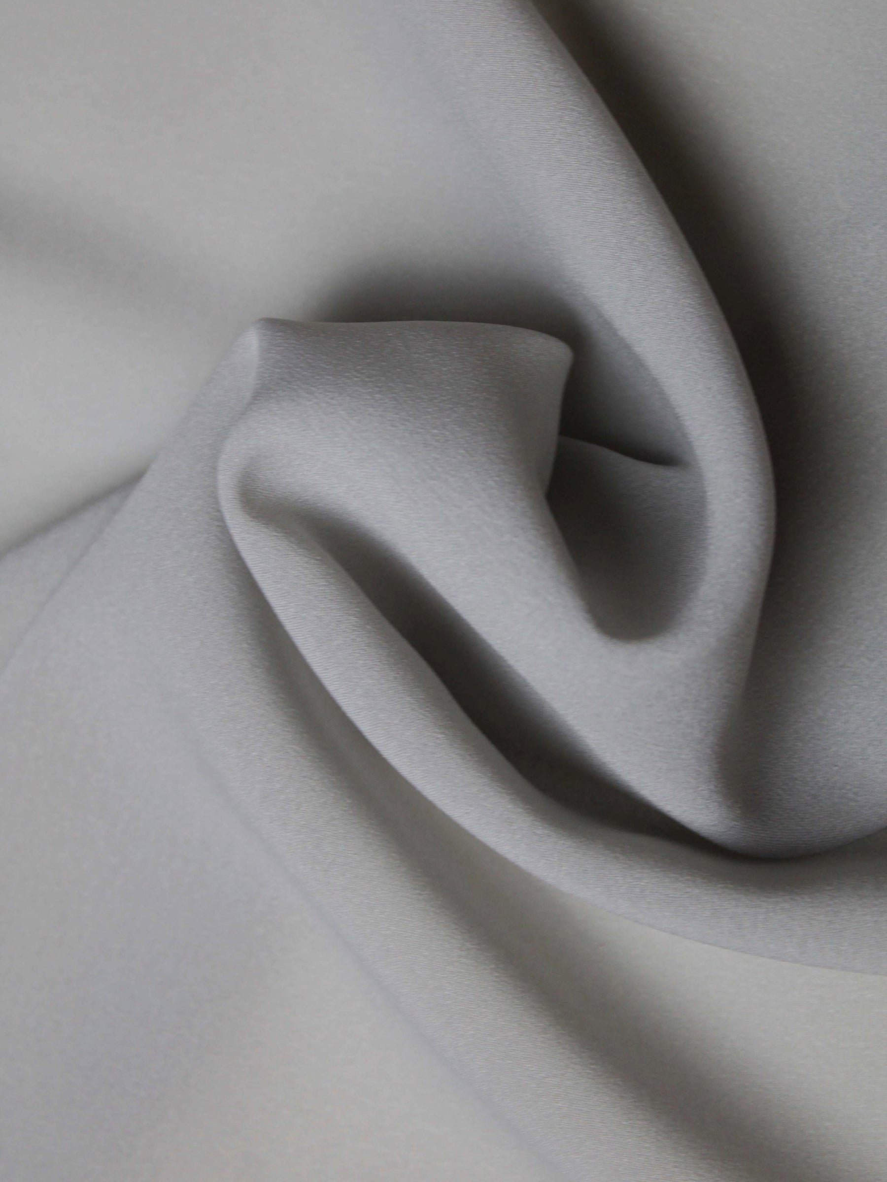 Georgette de polyester couleur canon de fusil (61) - P93