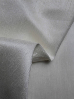 Shantung de satin ivoire - P967W
