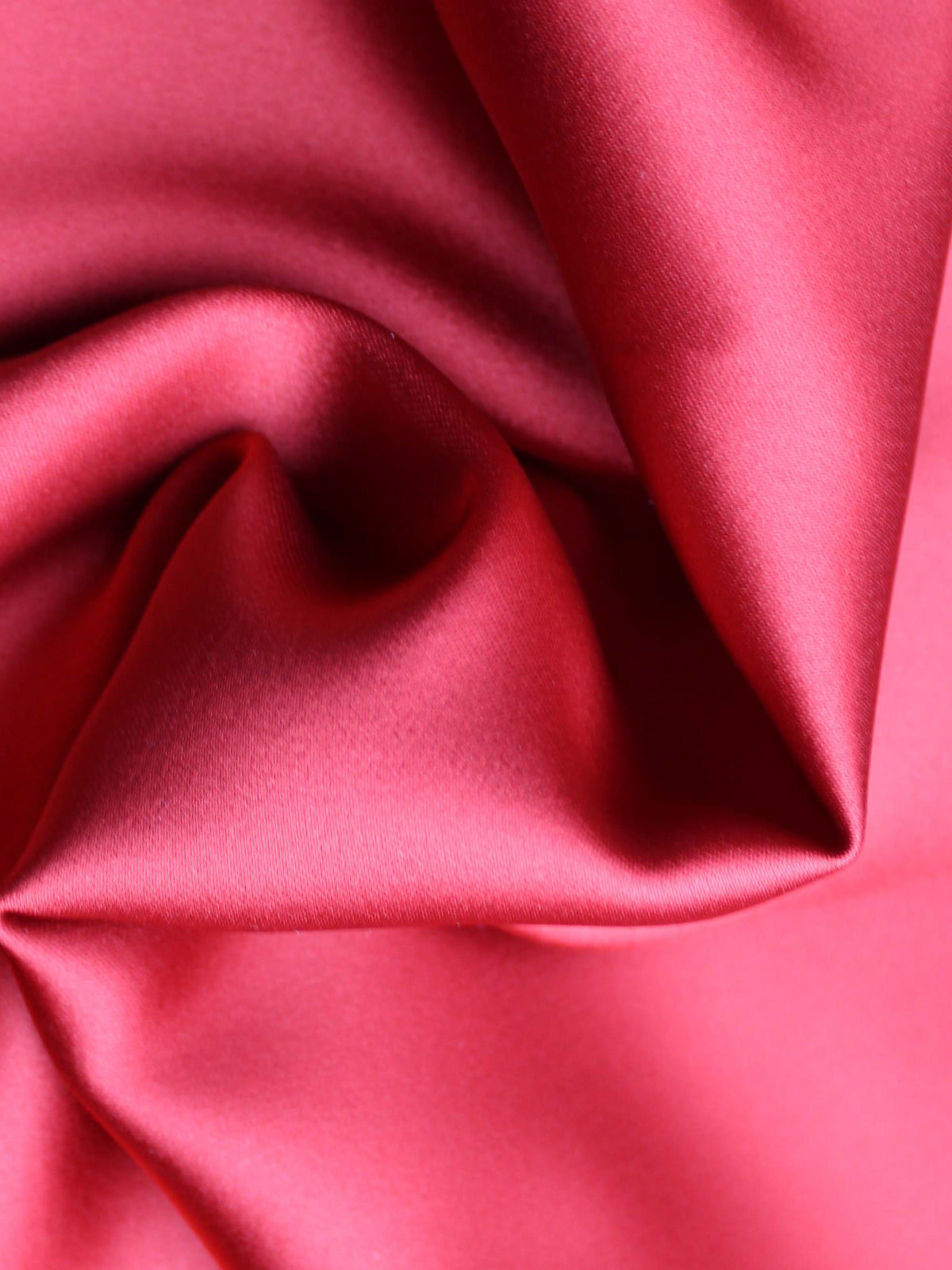 Red Polyester Stretch Satin - PB1003