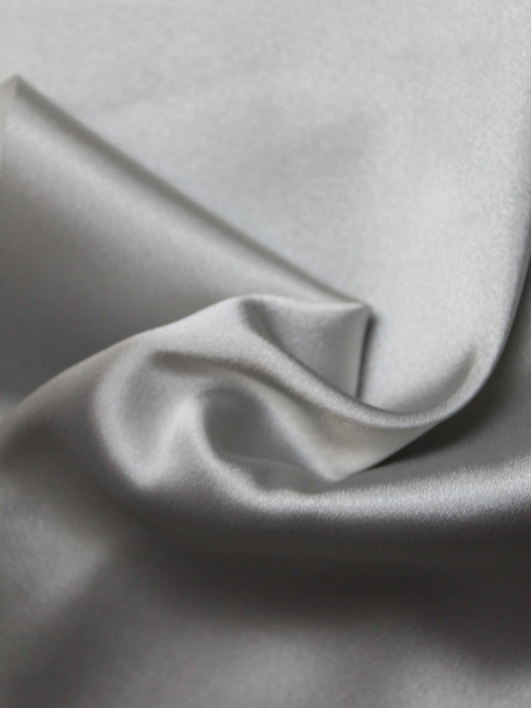 Satin extensible argenté - PB1006