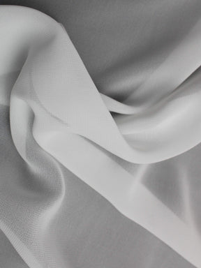 White Cotton Feel Chiffon - PB2001