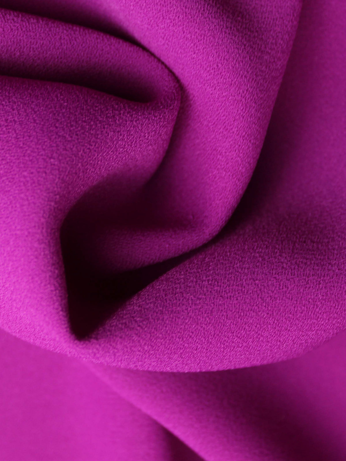 Purple Eggplant Polyester Stretch Crepe - PB4001