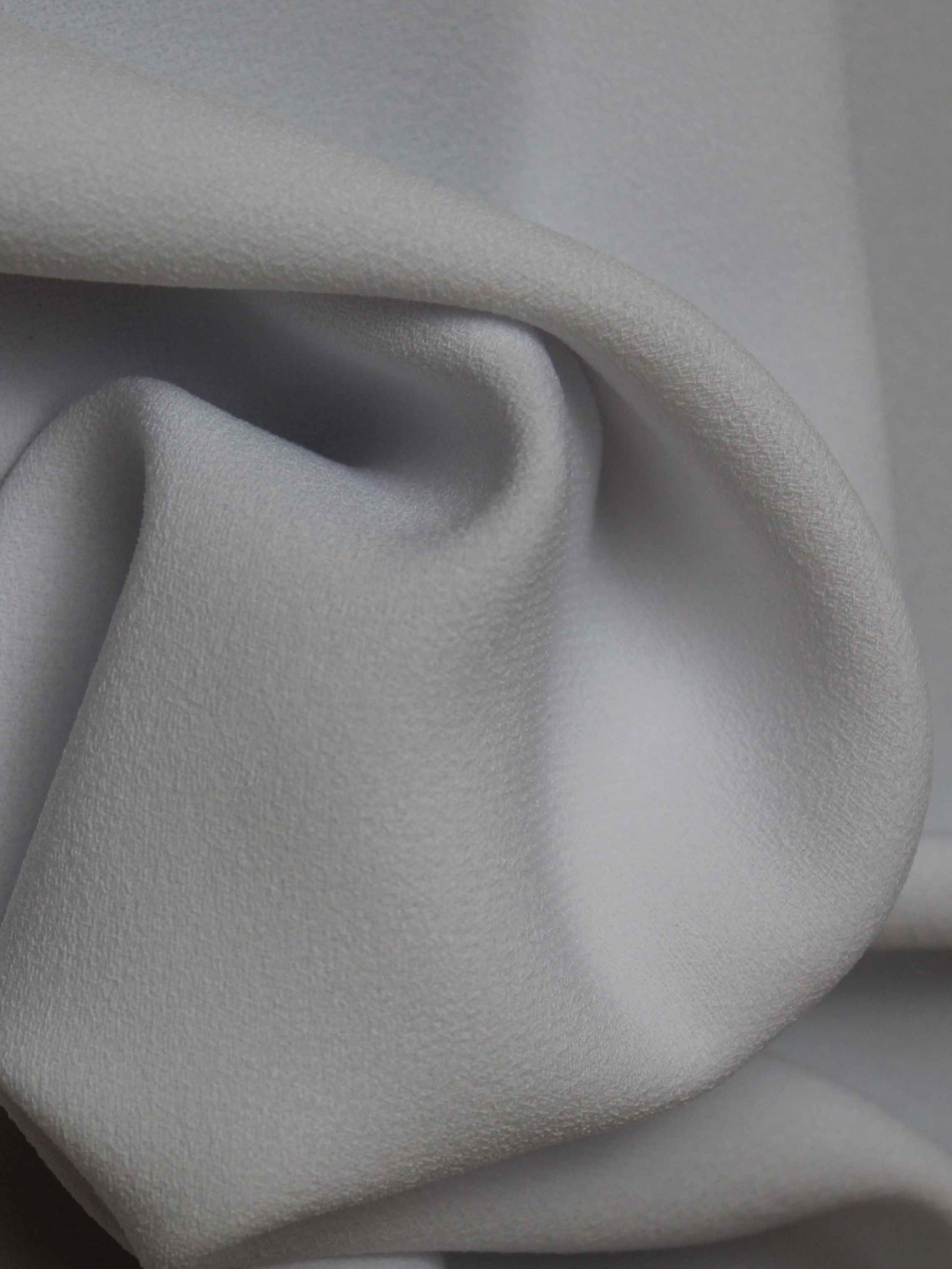 White Polyester Stretch Crepe - PB4001