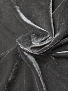 Black Stretch Velour - PB5002