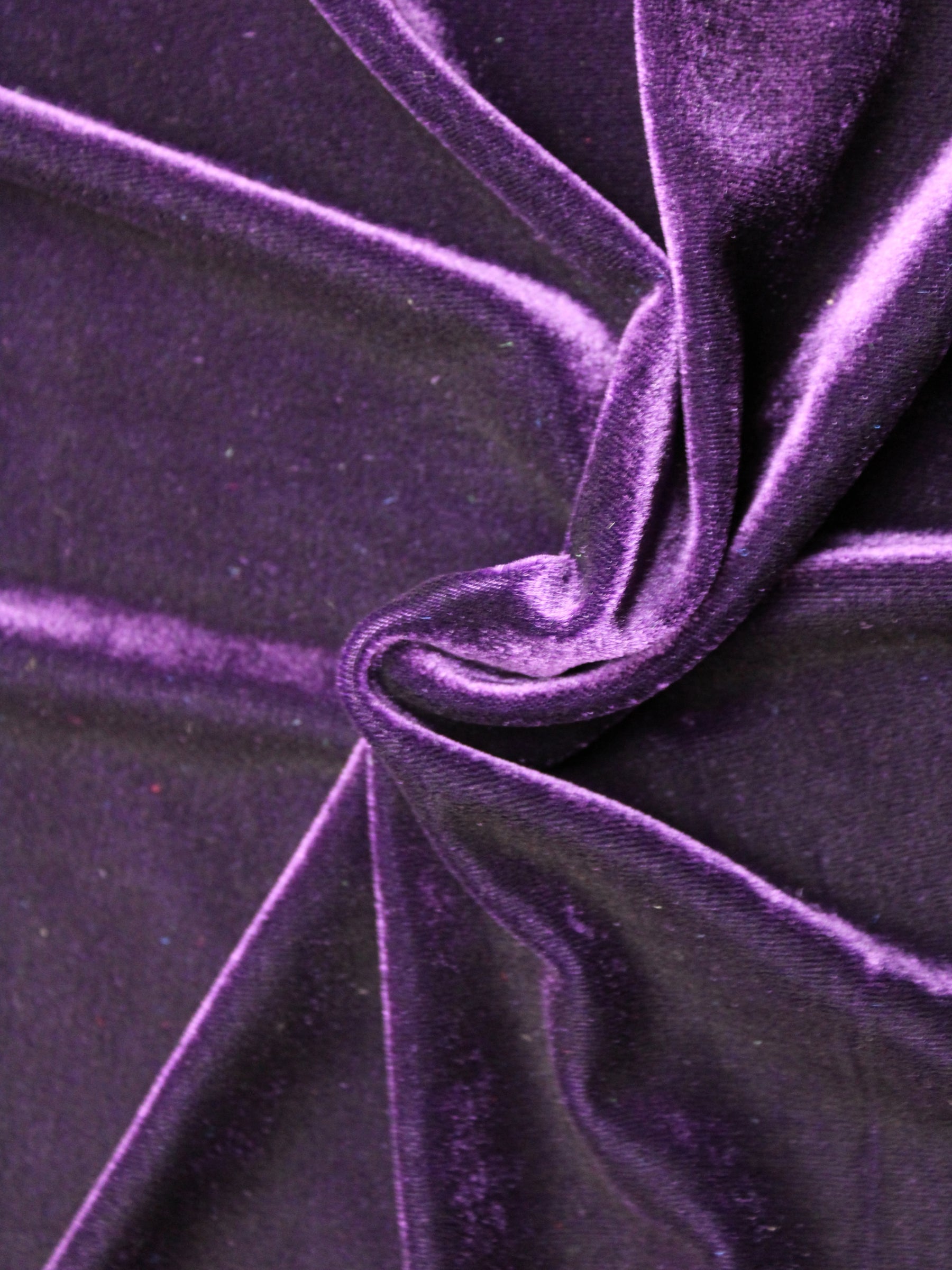 Purple Stretch Velour - PB5002
