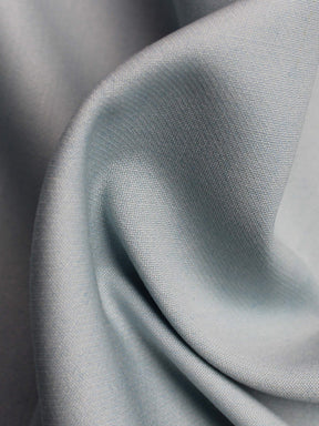 Crêpe de laine italienne extensible bleu œuf de canard - PH4002