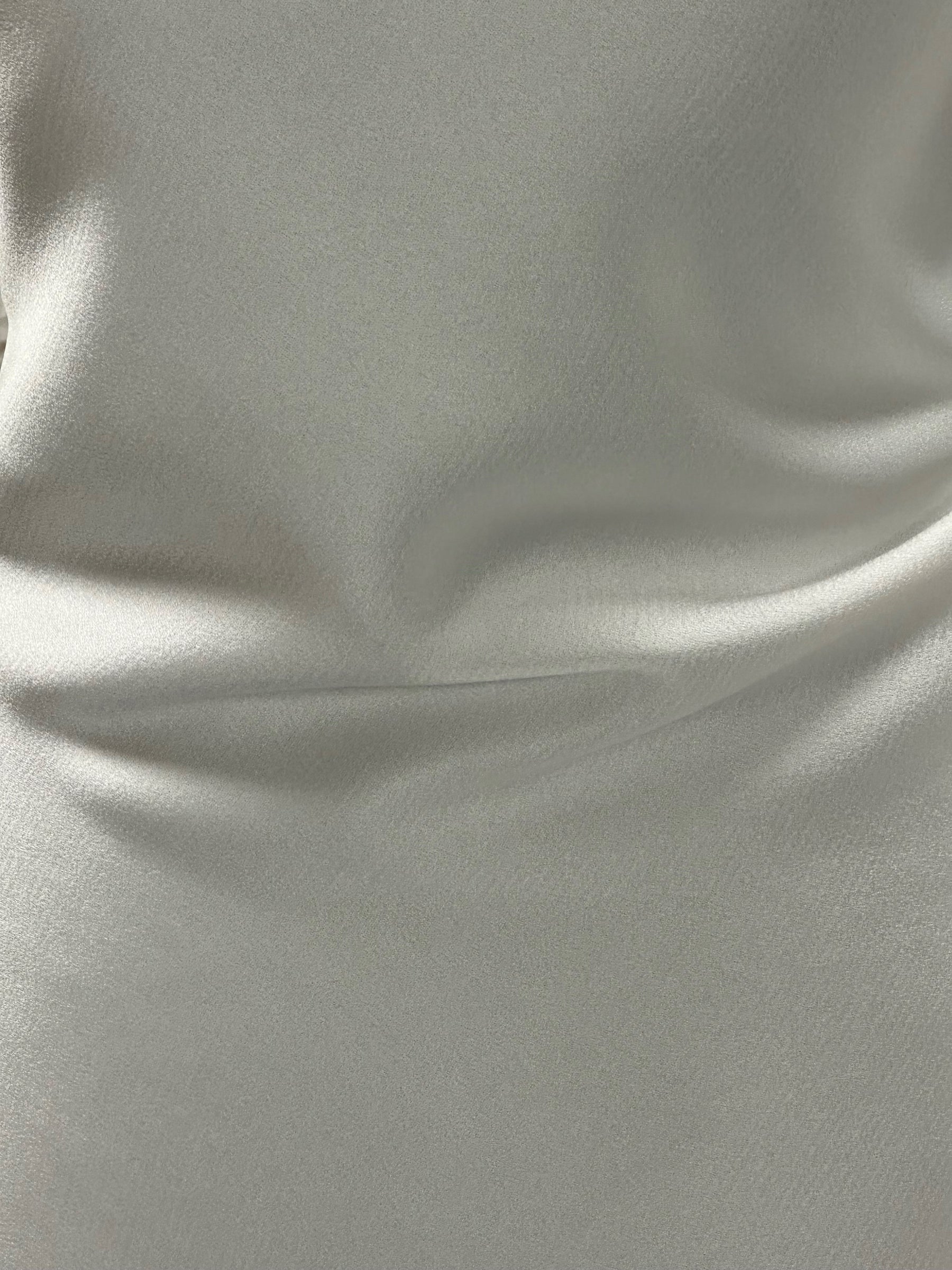 Crêpe épais en acétate de viscose ivoire - PH4008