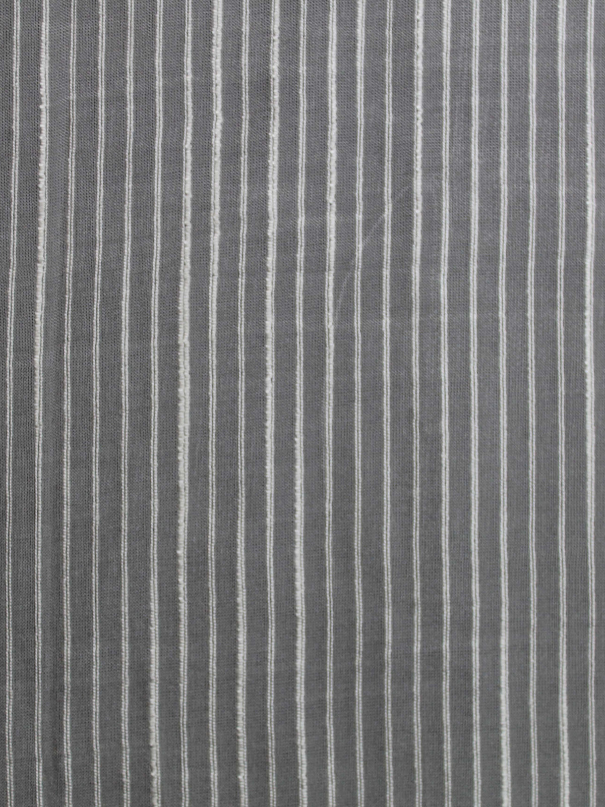 Voile rayé uni ivoire - PH5002