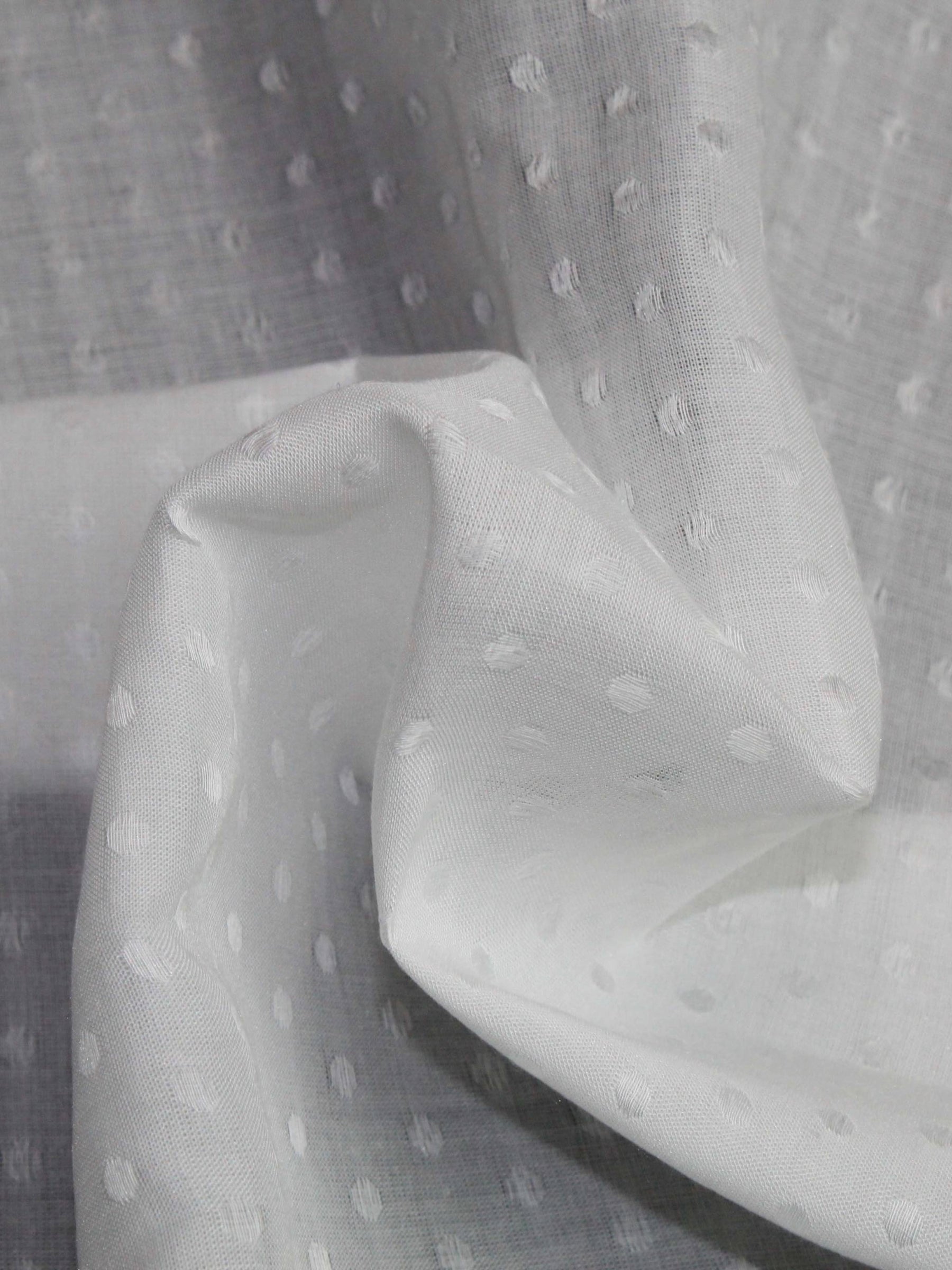 Tissu à pois Dobby couleur ivoire – PH5003