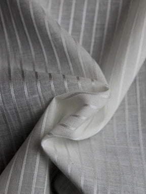 Toile à Rayures Unies Ivoire - PH5005