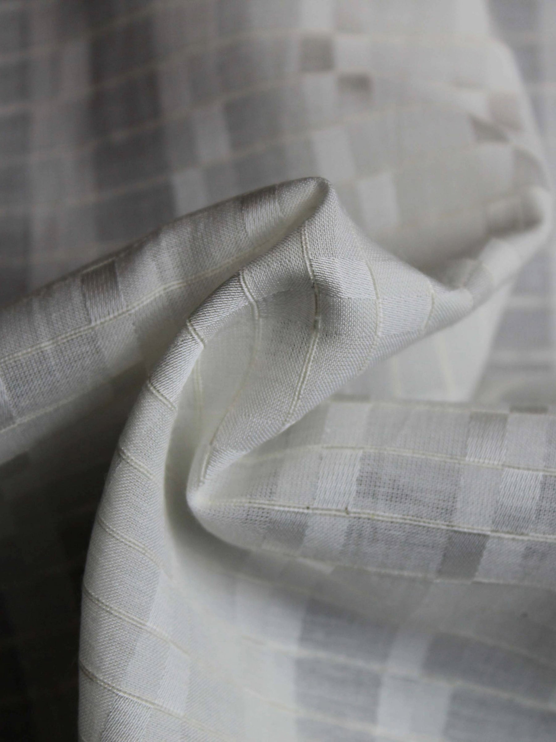 Tissage à carreaux ivoire - PH5008