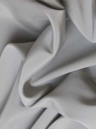 Silver Stretch Crepe de Chine - PS4003