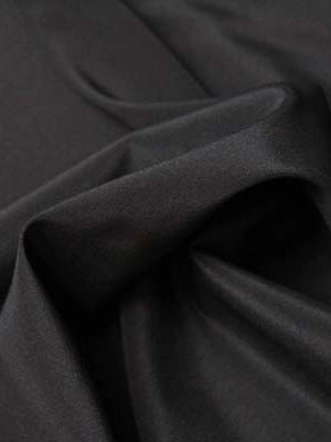 Black Stretch Crepe de Chine - PS4003