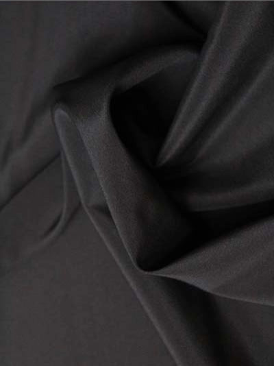 Black Stretch Crepe de Chine - PS4003