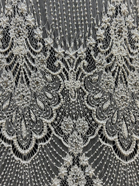 Dentelle Perlée Ivoire - Perséphone