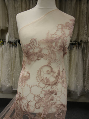 Dentelle Broderie Rose - Sortil