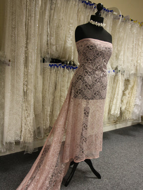 Dentelle Raschel Rose - Ezra
