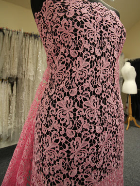 Dentelle Guipure Rose - Reese