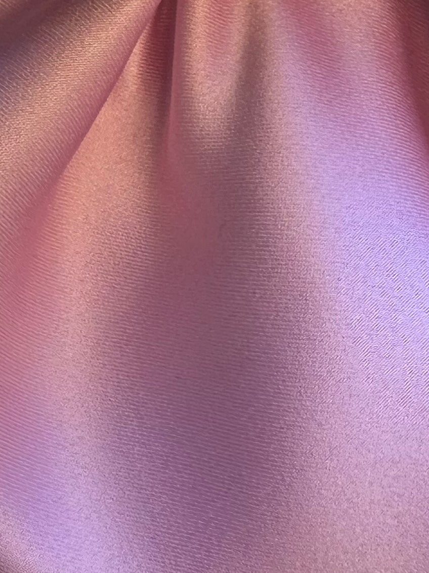 Satin de polyester rose - Moldavie