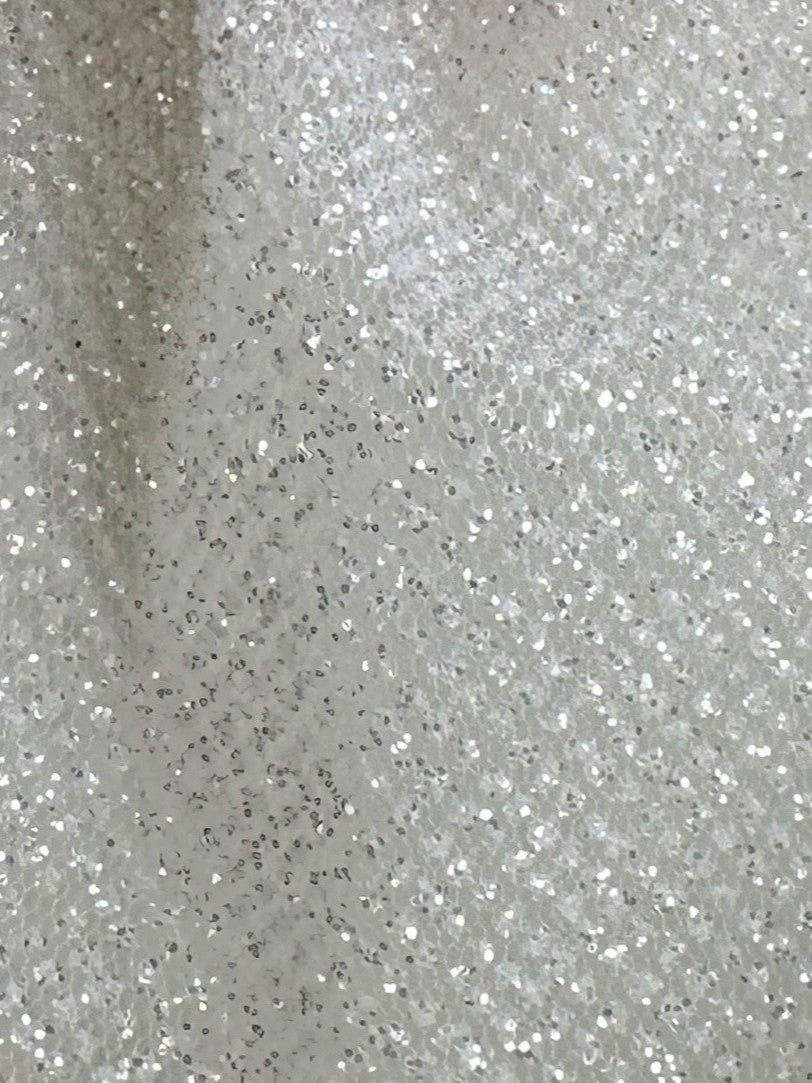 Tulle noir pailleté - Brillant