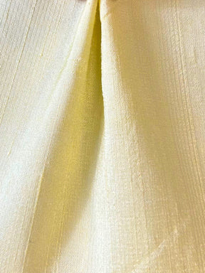 Dupion de soie jaune primevère - Divinity