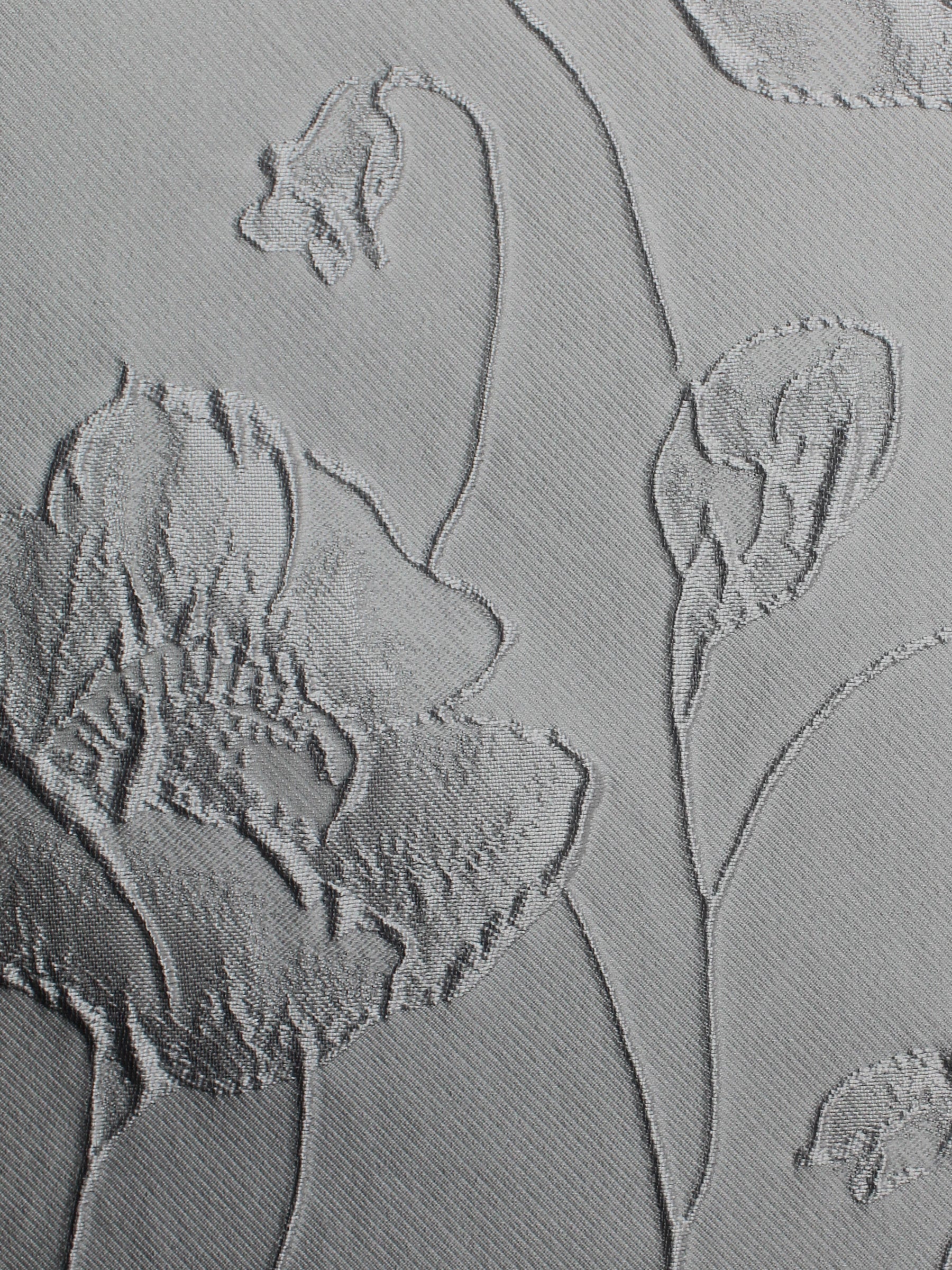 Brocart ivoire en mélange de soie italienne - BR1018