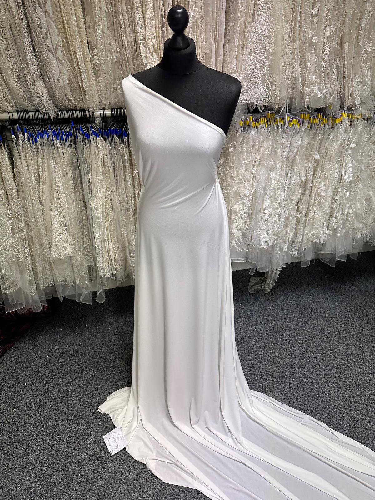 Jersey stretch en polyester ivoire - Radical