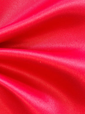 Satin Polyester Framboise - Majestic