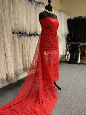 Dentelle Guipure Rouge - Finola
