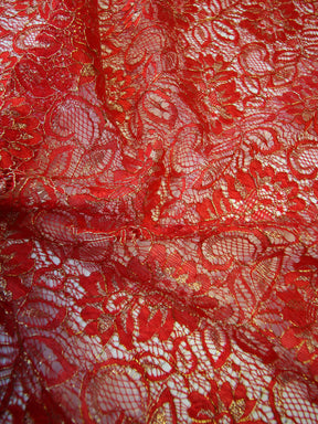 Dentelle Raschel Rouge - Kris