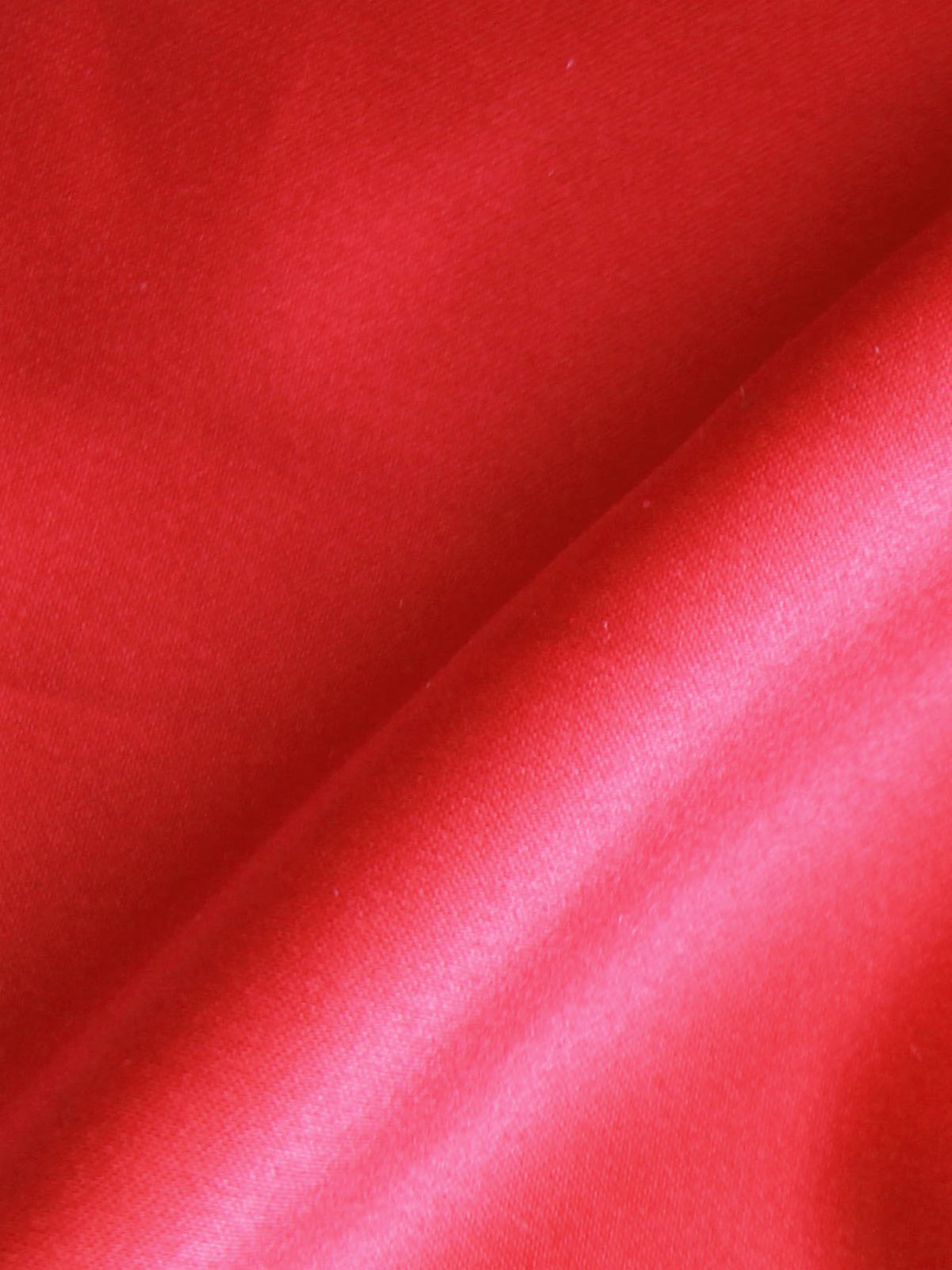 Satin Polyester Rouge - Ascot