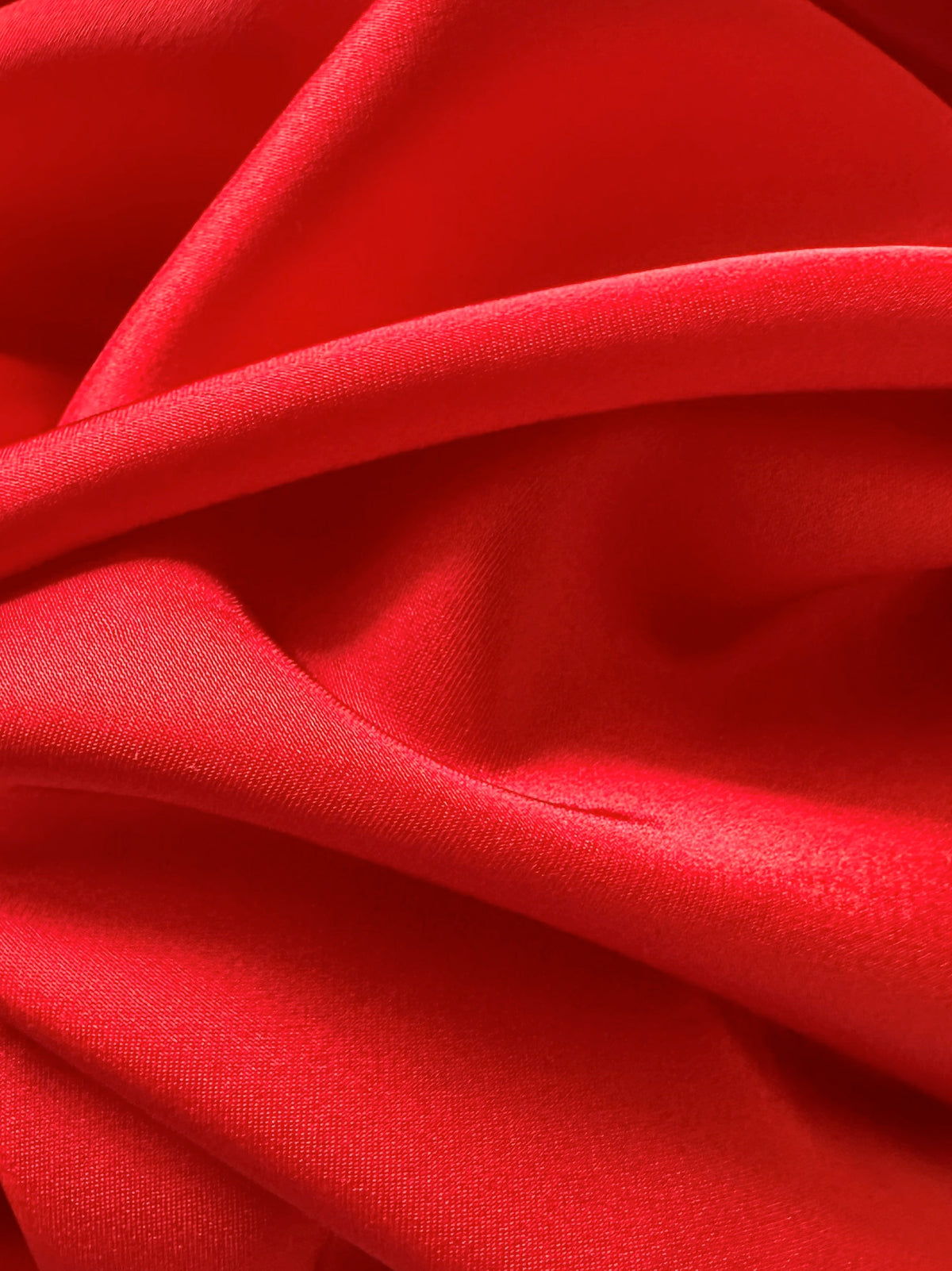 Red Polyester Satin - Hubris