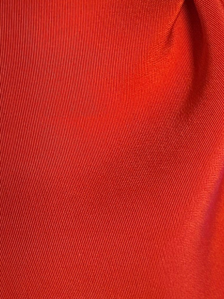 Satin de polyester rouge léger - Jamaïque
