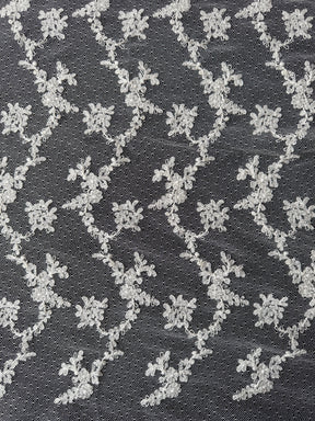 Dentelle française brodée ivoire - Remington