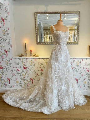 Dentelle brodée 3D ivoire - Ridley