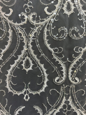 Dentelle Brodée Ivoire - Risette