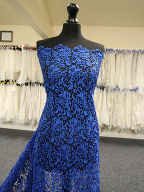Dentelle Guipure Bleu Royal - Reese