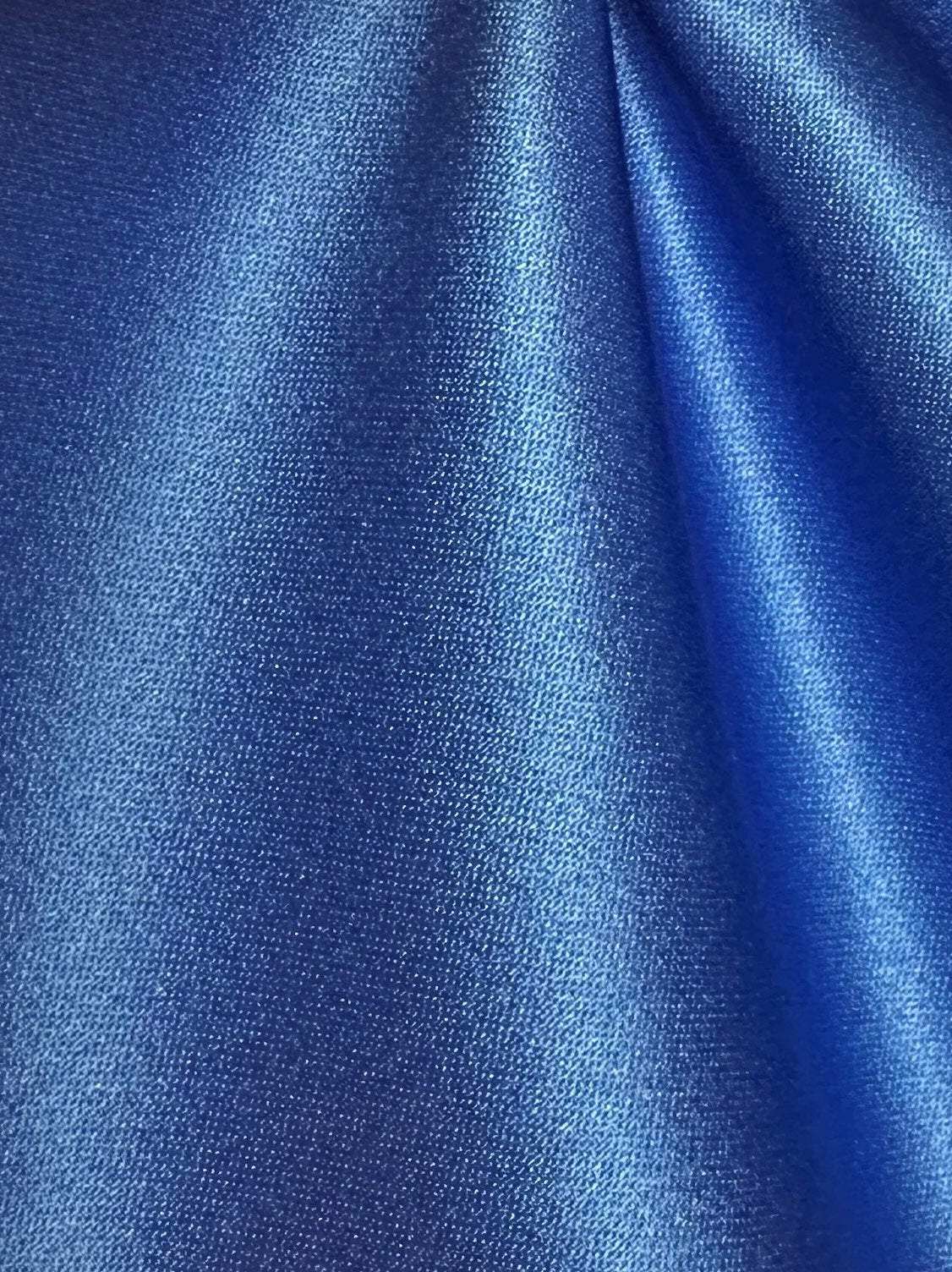 Satin de polyester bleu roi - Canada