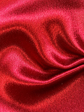 Satin Crêpe Polyester Rubis - Désir