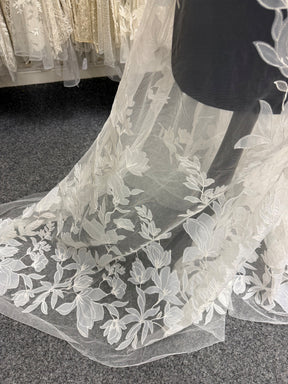 Ivory Embroidered Lace - Santana