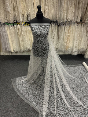 Tulle pailleté ivoire - Sparte
