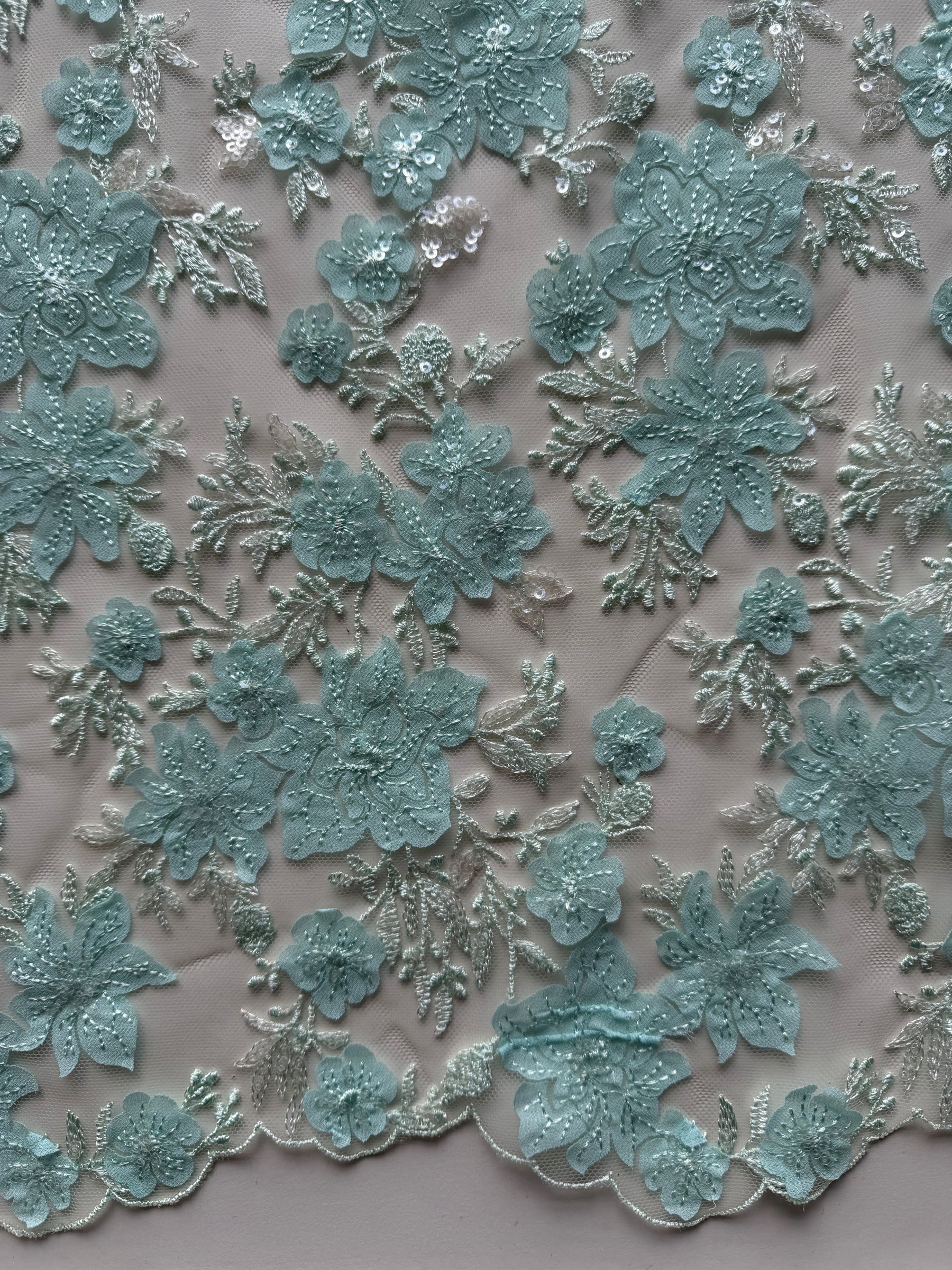 Dentelle brodée Océan Clair - EB3053