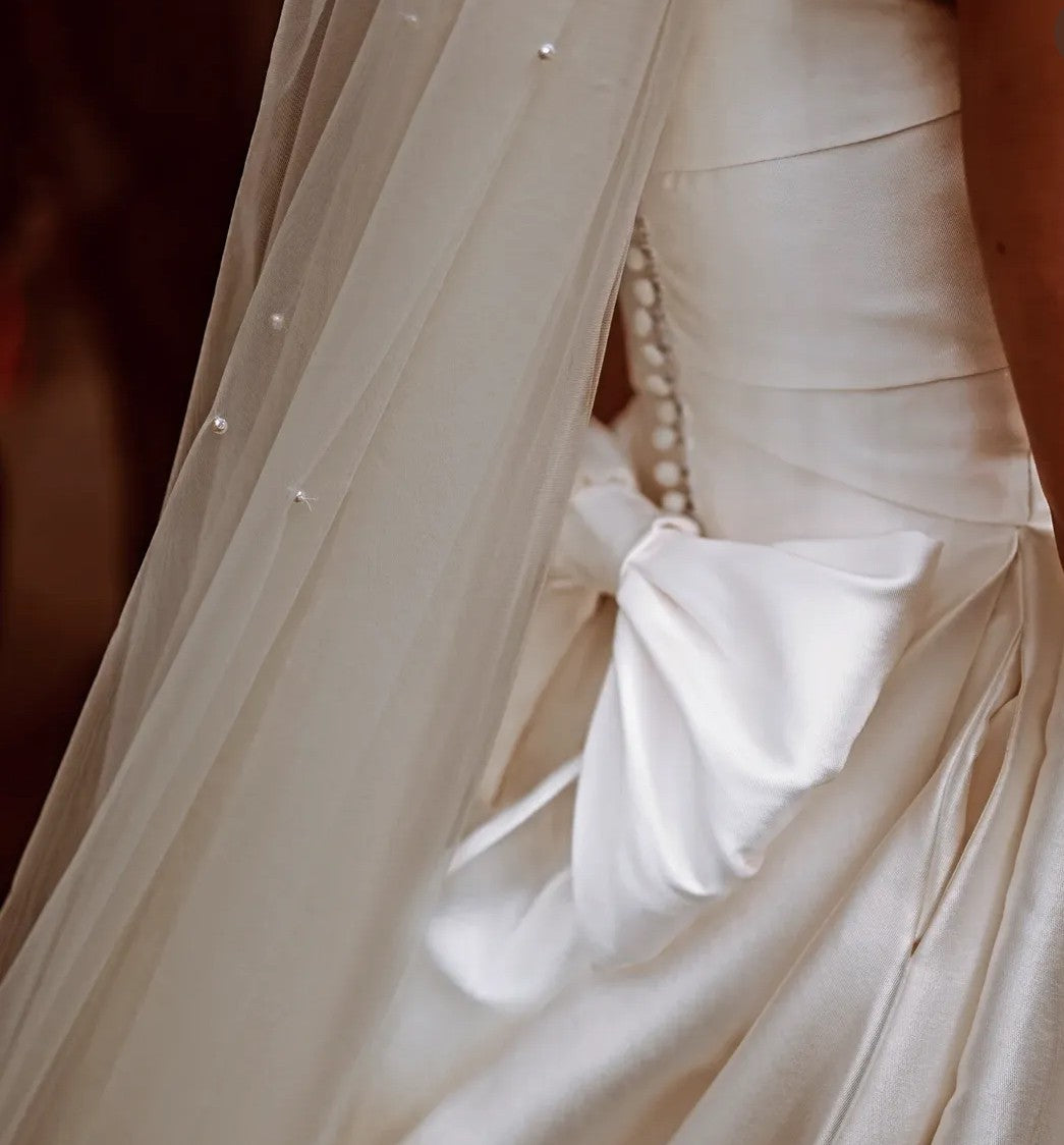 Tulle Perlé Ivoire - Sultan